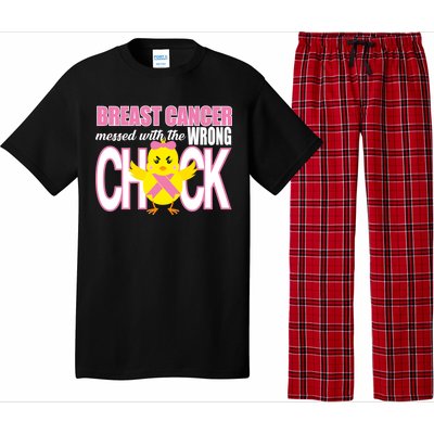 Breast Cancer Messed With The Wrong Chick Pajama Set