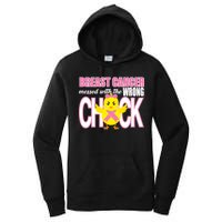 Breast Cancer Messed With The Wrong Chick Women's Pullover Hoodie