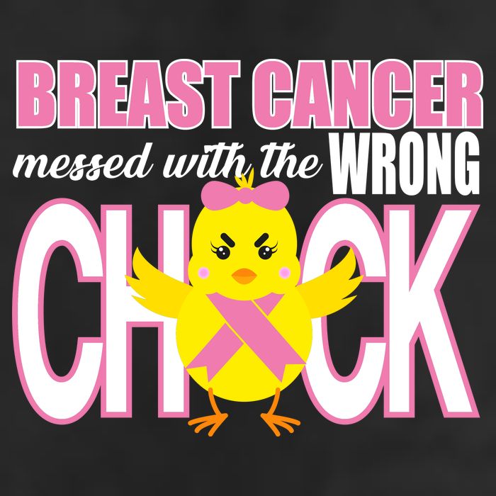 Breast Cancer Messed With The Wrong Chick Golf Towel