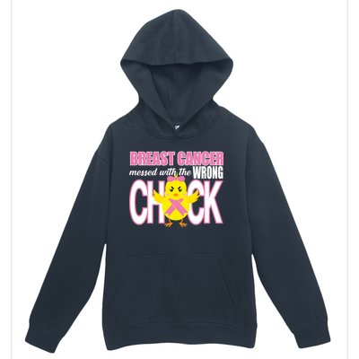 Breast Cancer Messed With The Wrong Chick Urban Pullover Hoodie