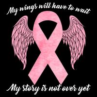 Breast Cancer My Wings Will Have To Wait Cooling Performance Crew T-Shirt