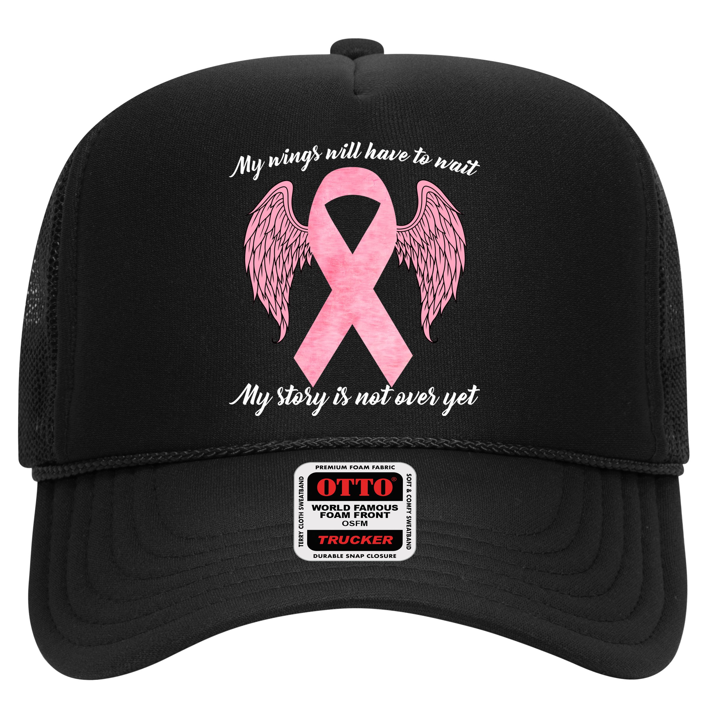 Breast Cancer My Wings Will Have To Wait Hat