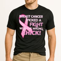 Breast Cancer Picked The Wrong Chick Cooling Performance Crew T-Shirt