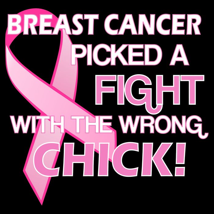 Breast Cancer Picked The Wrong Chick Cooling Performance Crew T-Shirt