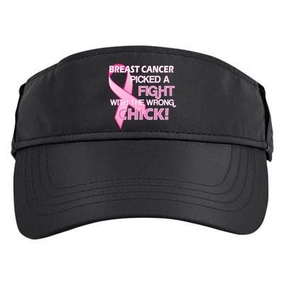 Breast Cancer Picked The Wrong Chick Adult Drive Performance Visor