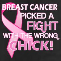 Breast Cancer Picked The Wrong Chick Adult Drive Performance Visor
