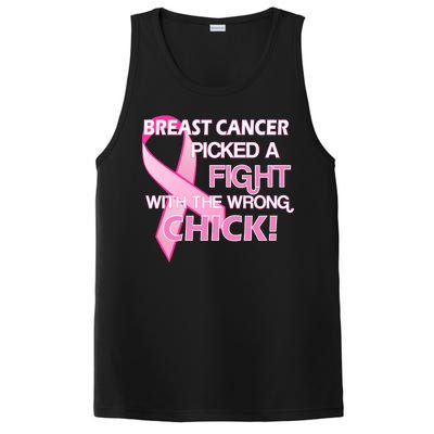 Breast Cancer Picked The Wrong Chick PosiCharge Competitor Tank