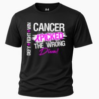 Breast Cancer Picked The Wrong Diva Cooling Performance Crew T-Shirt