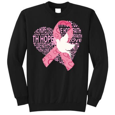 Breast Cancer Ribbon Of Love  Sweatshirt