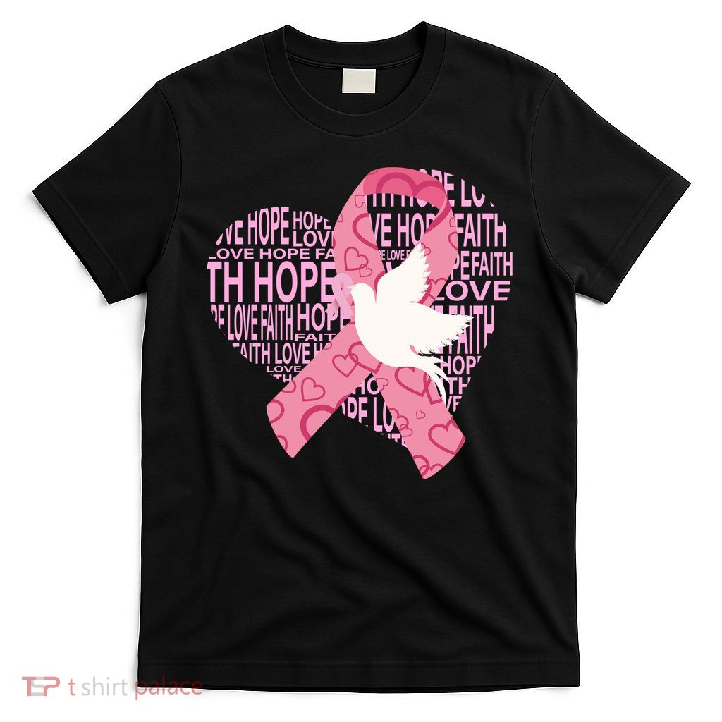 Breast Cancer Ribbon Of Love  T-Shirt
