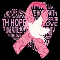 Breast Cancer Ribbon Of Love  16 in Basic Backpack