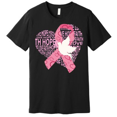 Breast Cancer Ribbon Of Love  Premium T-Shirt