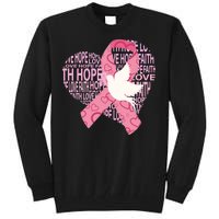 Breast Cancer Ribbon Of Love  Tall Sweatshirt