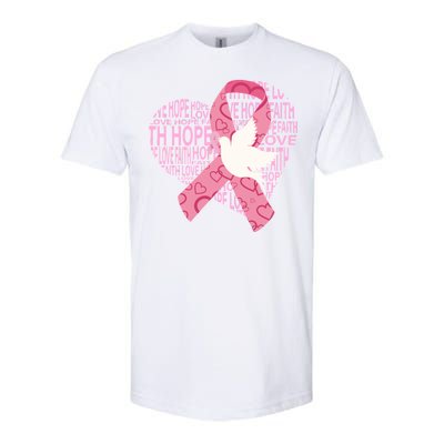 Breast Cancer Ribbon Of Love  Softstyle® CVC T-Shirt