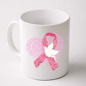 Breast Cancer Ribbon Of Love  Coffee Mug