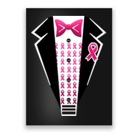 Breast Cancer Ribbon Tuxedo Poster