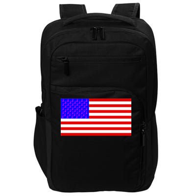 Breast Cancer Ribbons USA Flag Impact Tech Backpack