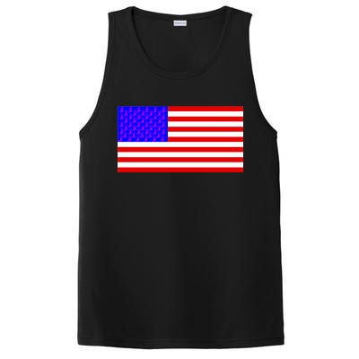 Breast Cancer Ribbons USA Flag PosiCharge Competitor Tank