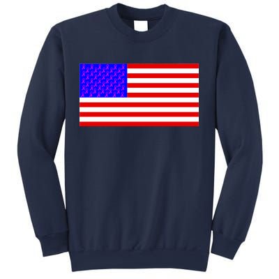 Breast Cancer Ribbons USA Flag Sweatshirt