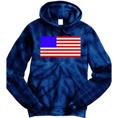 Breast Cancer Ribbons USA Flag Tie Dye Hoodie