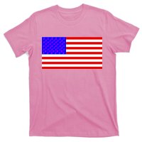 Breast Cancer Ribbons USA Flag T-Shirt