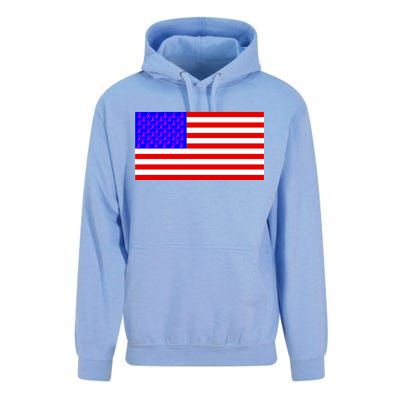 Breast Cancer Ribbons USA Flag Unisex Surf Hoodie