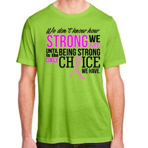 Breast Cancer Strong Adult ChromaSoft Performance T-Shirt