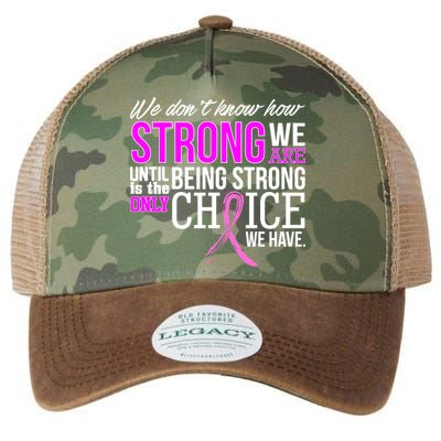 Breast Cancer Strong Legacy Tie Dye Trucker Hat