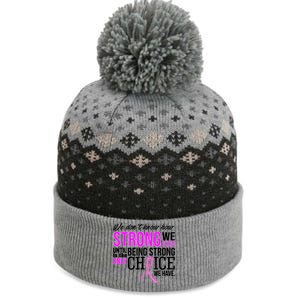 Breast Cancer Strong The Baniff Cuffed Pom Beanie