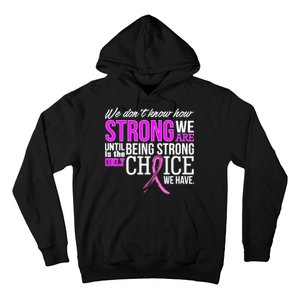 Breast Cancer Strong Hoodie