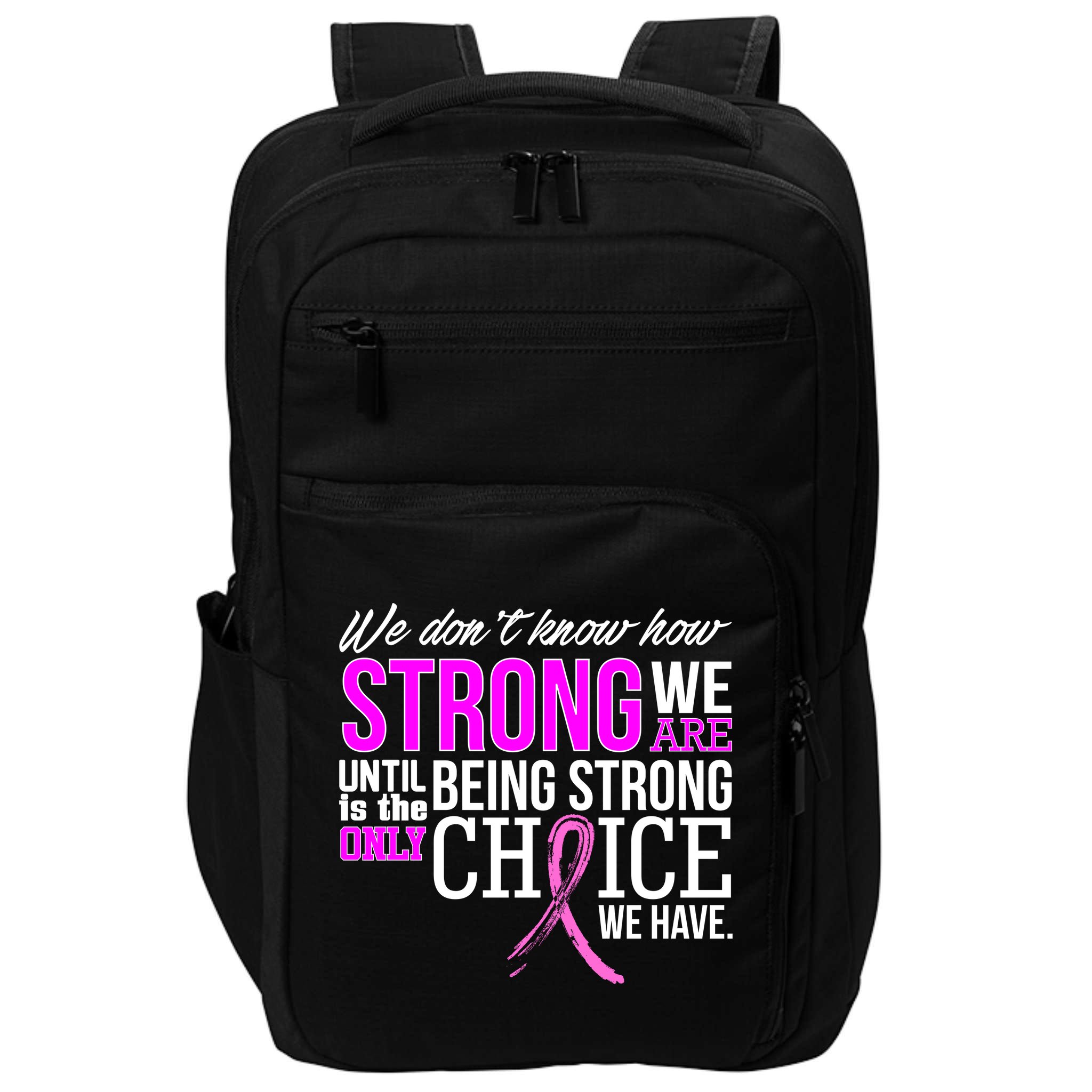Breast Cancer Strong Impact Tech Backpack