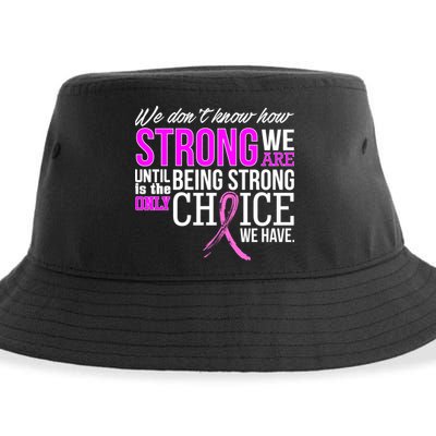 Breast Cancer Strong Sustainable Bucket Hat