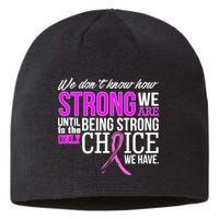 Breast Cancer Strong Sustainable Beanie