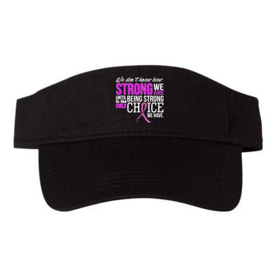 Breast Cancer Strong Valucap Bio-Washed Visor