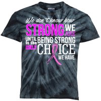 Breast Cancer Strong Kids Tie-Dye T-Shirt