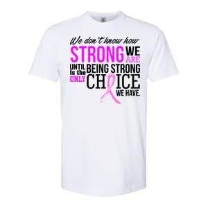 Breast Cancer Strong Softstyle CVC T-Shirt