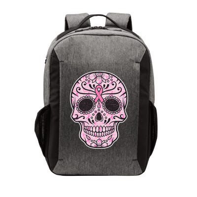 Breast Cancer Sugar Skull Day Of The Dead Dia De Los Muertos Vector Backpack