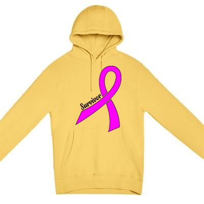 Breast Cancer Survivor Premium Pullover Hoodie