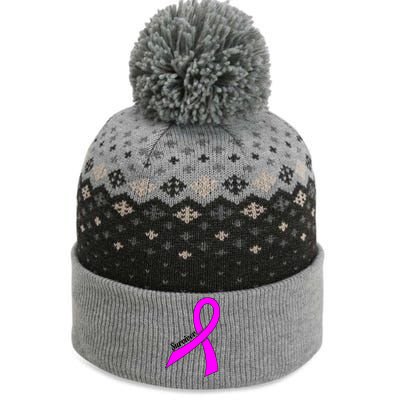 Breast Cancer Survivor The Baniff Cuffed Pom Beanie