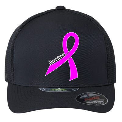 Breast Cancer Survivor Flexfit Unipanel Trucker Cap