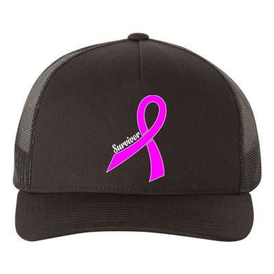 Breast Cancer Survivor Yupoong Adult 5-Panel Trucker Hat