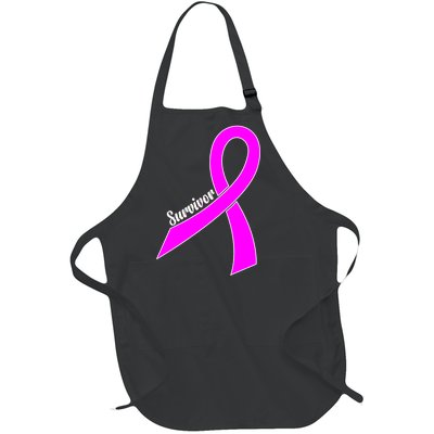 Breast Cancer Survivor Full-Length Apron With Pockets