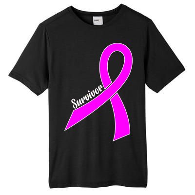 Breast Cancer Survivor Tall Fusion ChromaSoft Performance T-Shirt