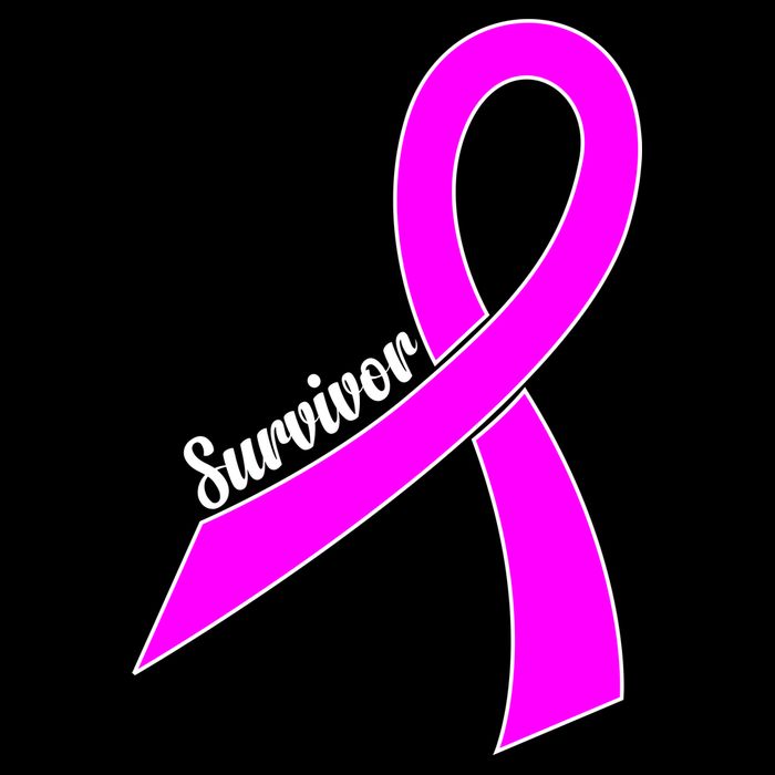 Breast Cancer Survivor Flat Bill Trucker Hat