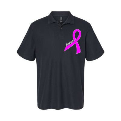 Breast Cancer Survivor Softstyle Adult Sport Polo