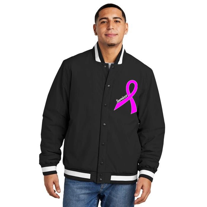 Breast Cancer Survivor Insulated Varsity Jacket