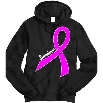 Breast Cancer Survivor Tie Dye Hoodie