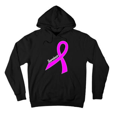 Breast Cancer Survivor Tall Hoodie