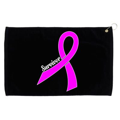 Breast Cancer Survivor Grommeted Golf Towel