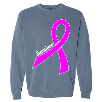 Breast Cancer Survivor Garment-Dyed Sweatshirt